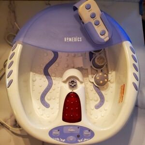 Homedics foot bath with bubble, massage and infrared settings